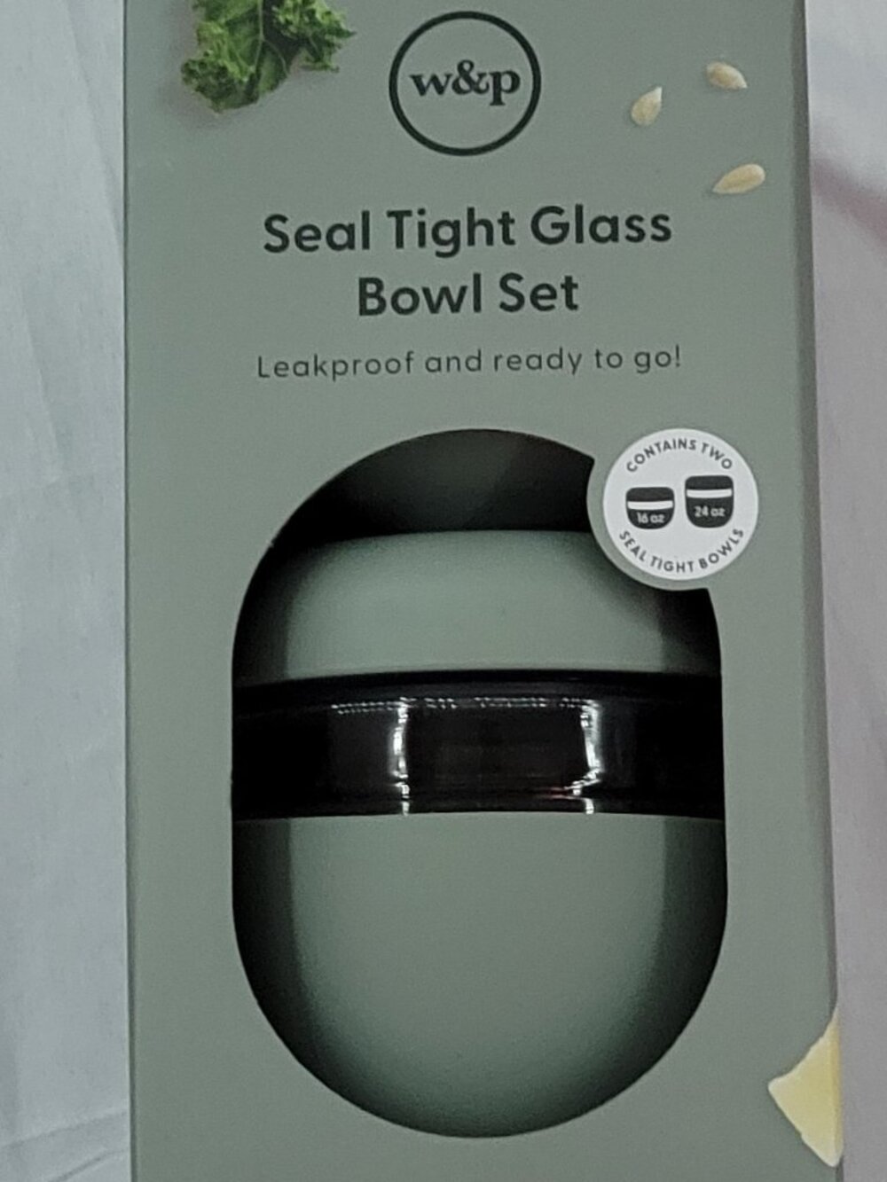 Food Storage Seal Tight Glass Bowl Set